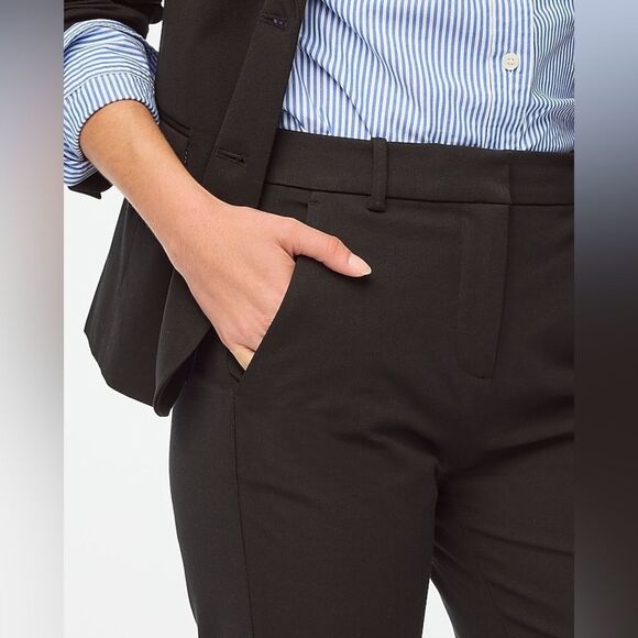 J Crew Fac NWT Petite Kallie Straight Leg Pant 12P High Rise Petite/Short Inseam - Picture 2 of 15